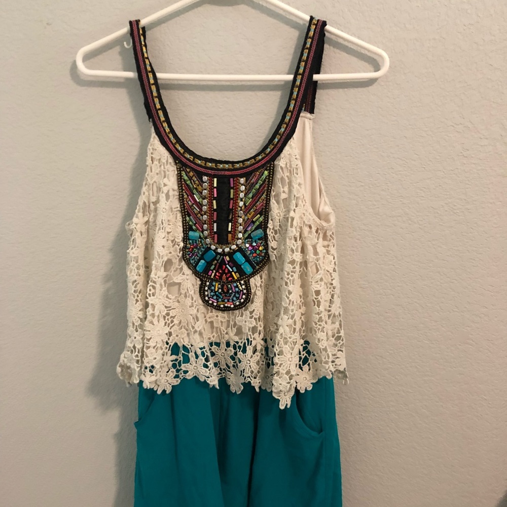 Altar‘ State Embellished Romper